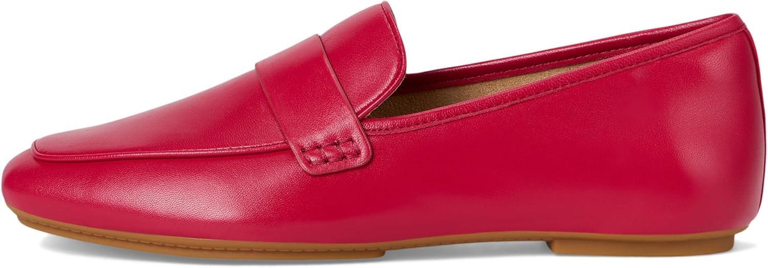 image:imageFitFlop Womens Delicato Soft Leather LoafersRedberry