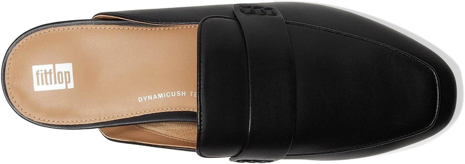 image:imageFitFlop Womens Delicato Soft Leather MulesBlack