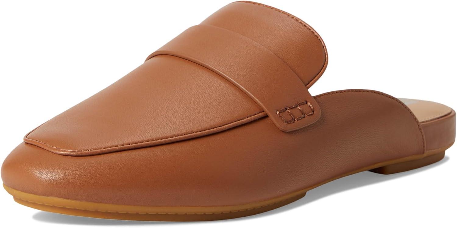 image:imageFitFlop Womens Delicato Soft Leather MulesDeep Tan