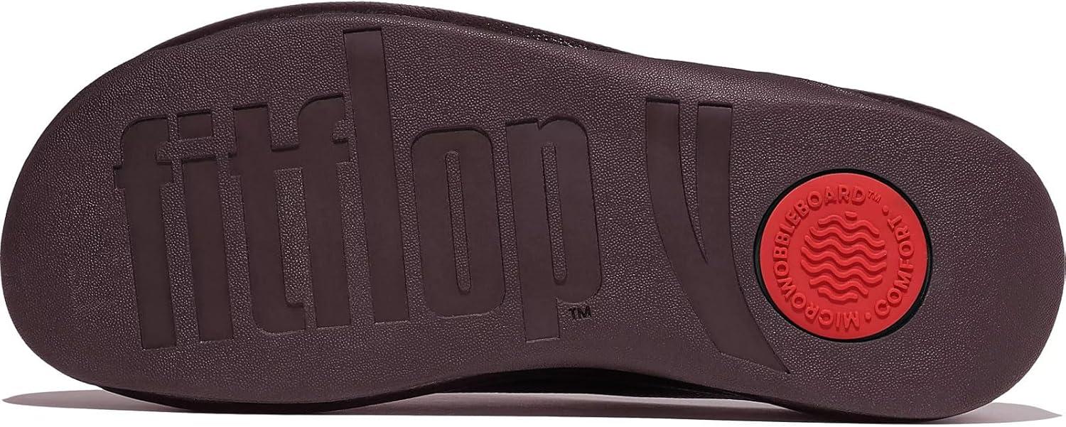 image:imageFitFlop Womens Shuv TumbledLeather ClogsChocolat