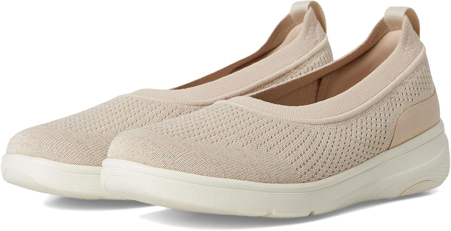 image:imageFitFlop Womens Superq Knit Slipons SneakerStone BeigePlatino