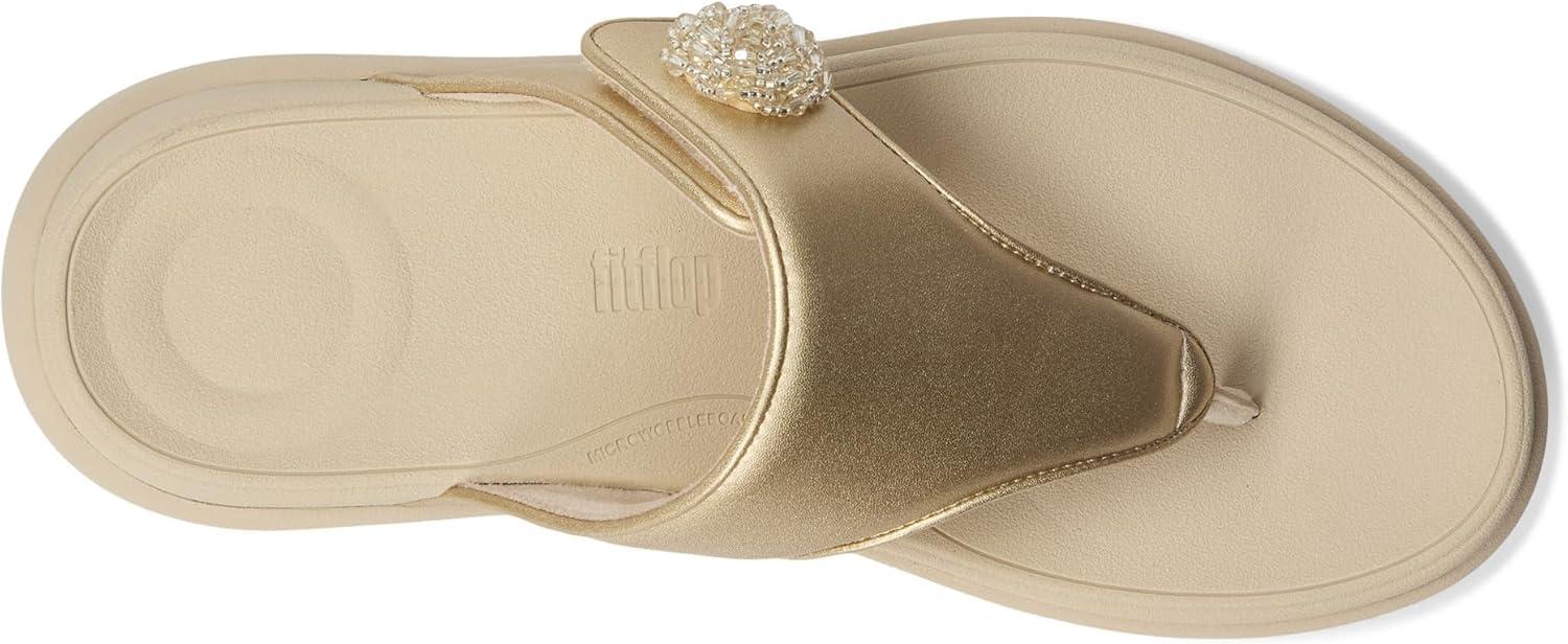 image:imageFitFlop womens Fmode Go Beadiebutton Adj Flatform ToePost SandalsPlatino