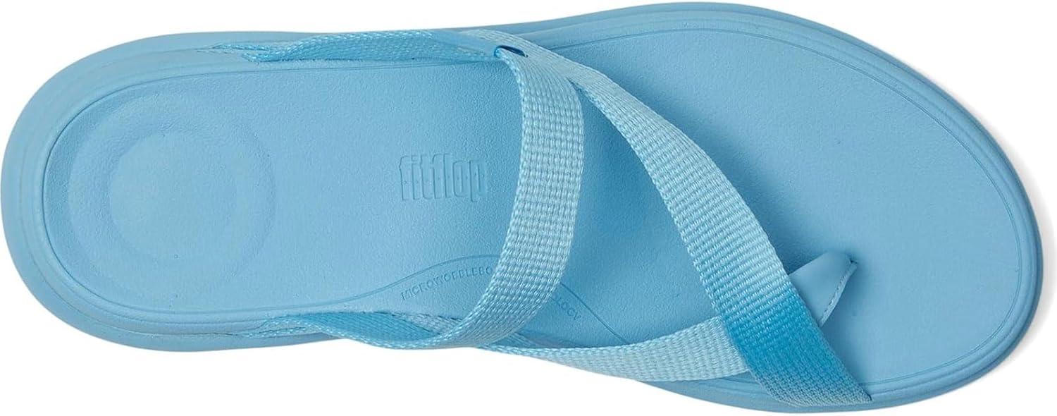 image:imageFitFlop womens Fmode Go Webbing Flatform Sling Toepost SandalsBondi Blue