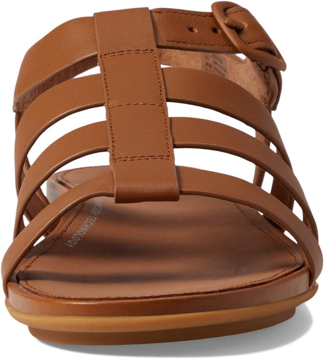 image:imageFitFlop womens Gracie Rubberbuckle Leather Fisherman SandalsLight Tan