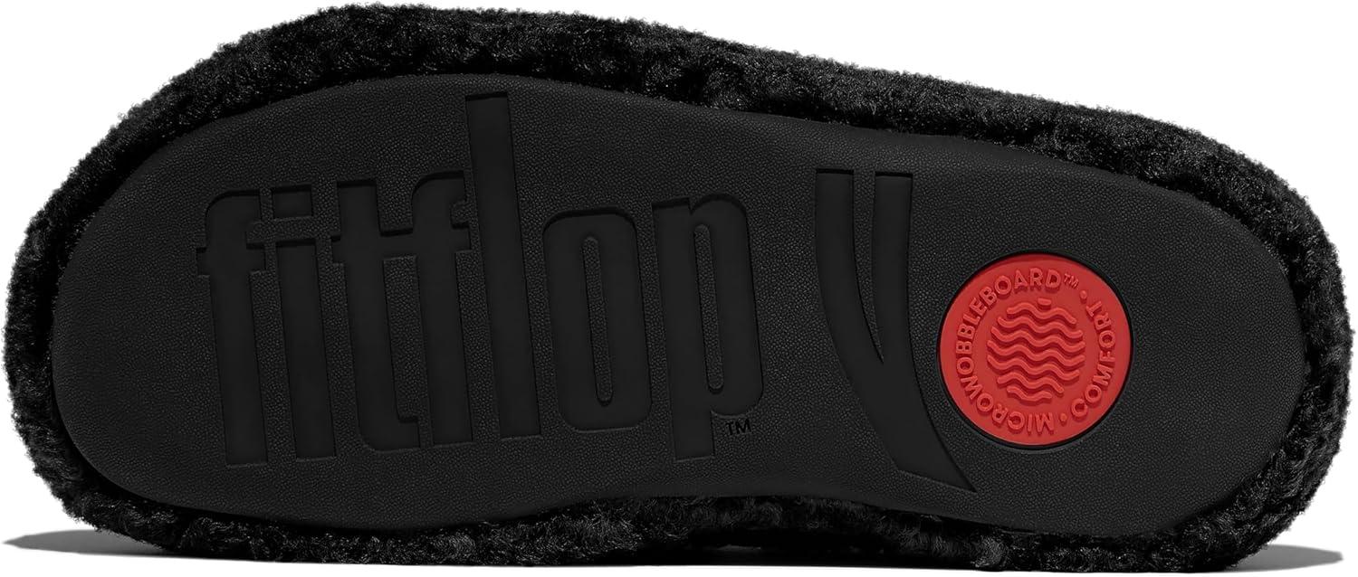 image:imageFitFlop womens Shuv Curlyshearling ClogsAll Black