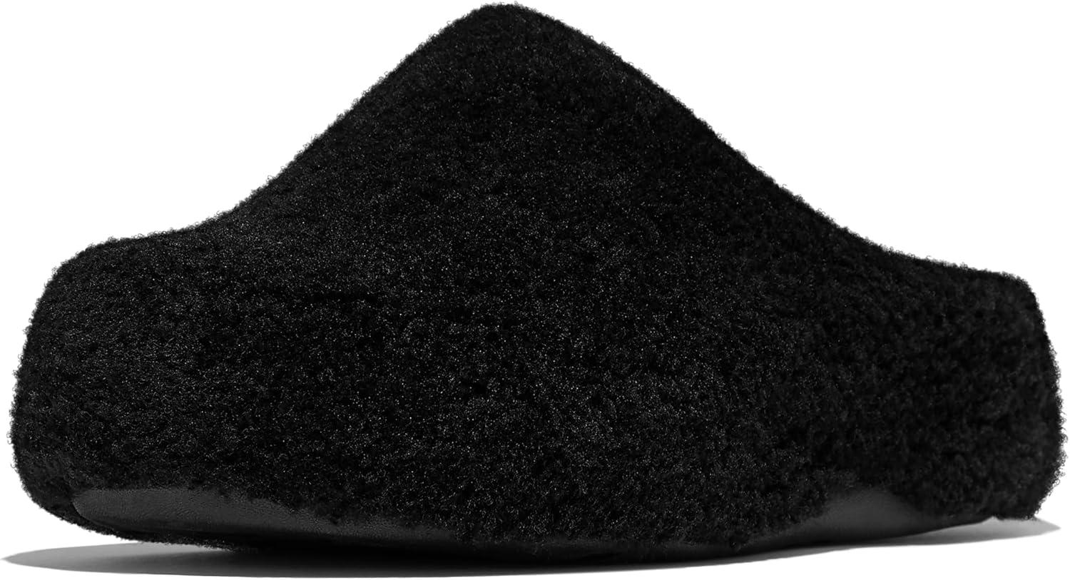 image:imageFitFlop womens Shuv Curlyshearling ClogsAll Black