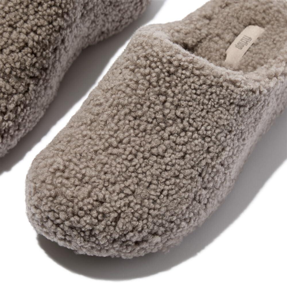 image:imageFitFlop womens Shuv Curlyshearling ClogsTaupe