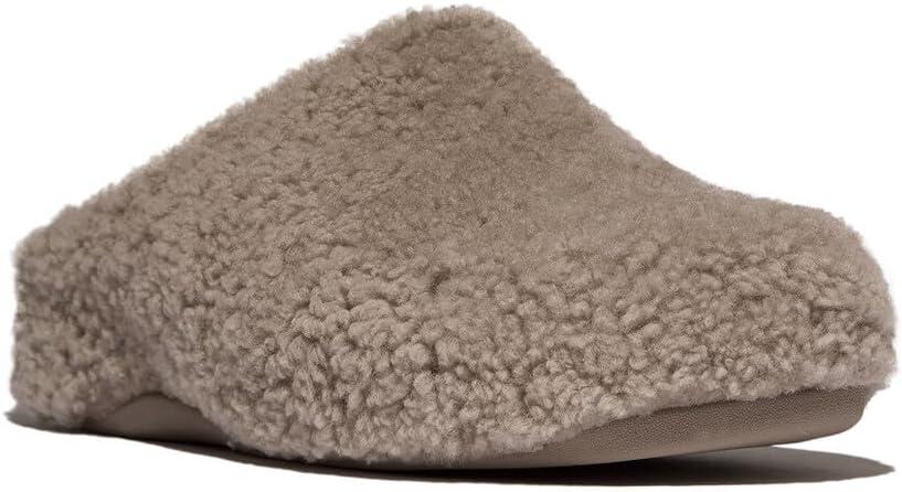 image:imageFitFlop womens Shuv Curlyshearling ClogsTaupe