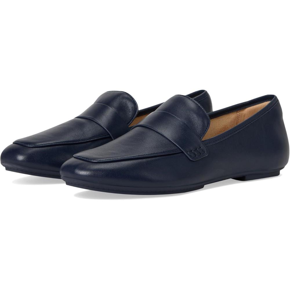 image:imageFitFlop Womens Delicato Soft Leather LoafersMidnight Navy