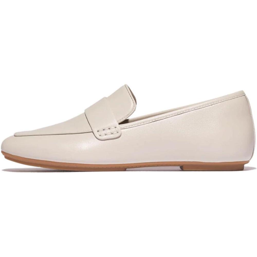 image:imageFitFlop Womens Delicato Soft Leather LoafersParis Beige