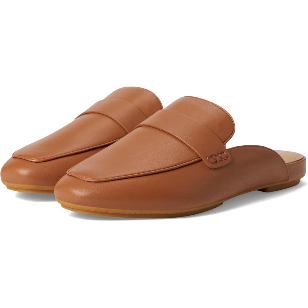 image:imageFitFlop Womens Delicato Soft Leather MulesDeep Tan