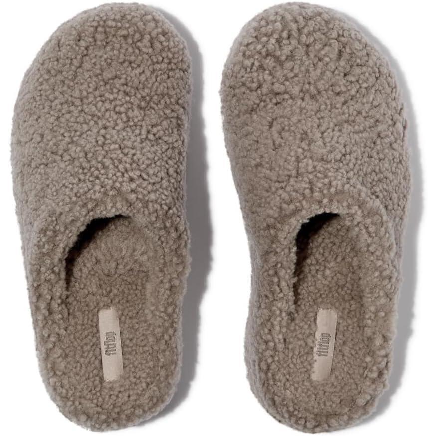 image:imageFitFlop womens Shuv Curlyshearling ClogsTaupe