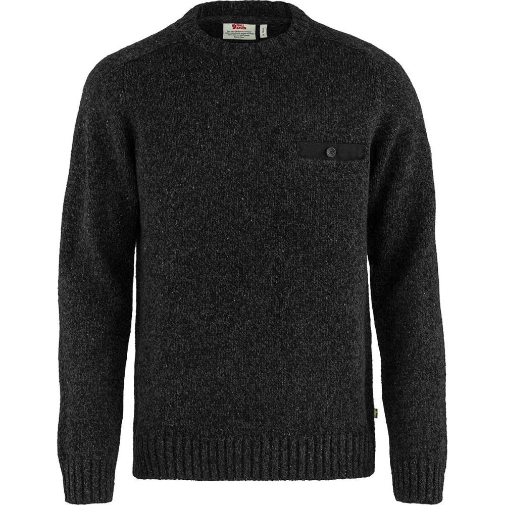 image:imageFjllrven Mens Lada Round Neck SweaterBlack