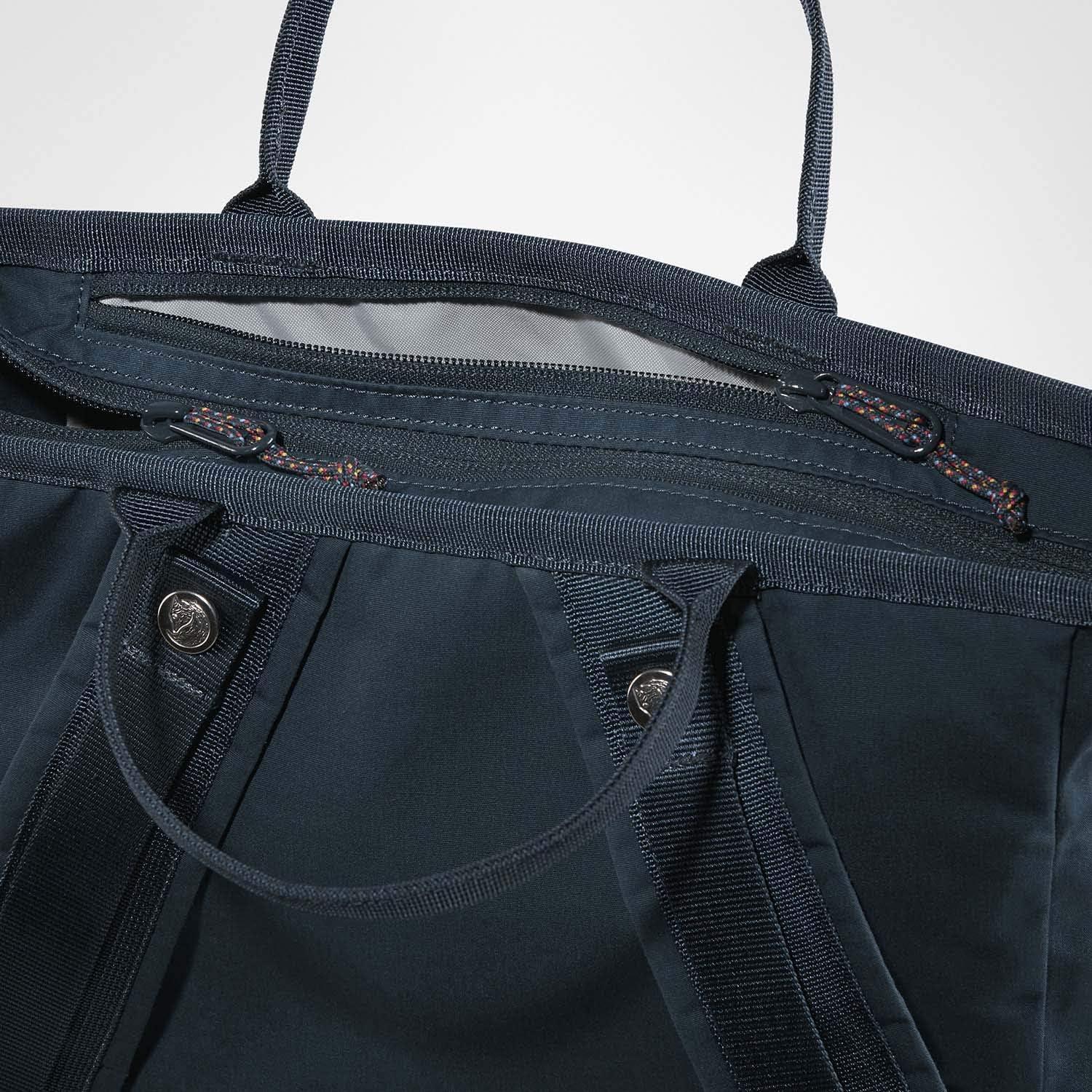image:imageFjallraven Vardag Totepack Top Handles DualZip Closure and Lightly Padded Shoulder StrapsStorm