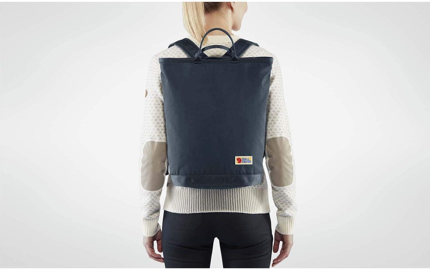 image:imageFjallraven Vardag Totepack Top Handles DualZip Closure and Lightly Padded Shoulder StrapsStorm
