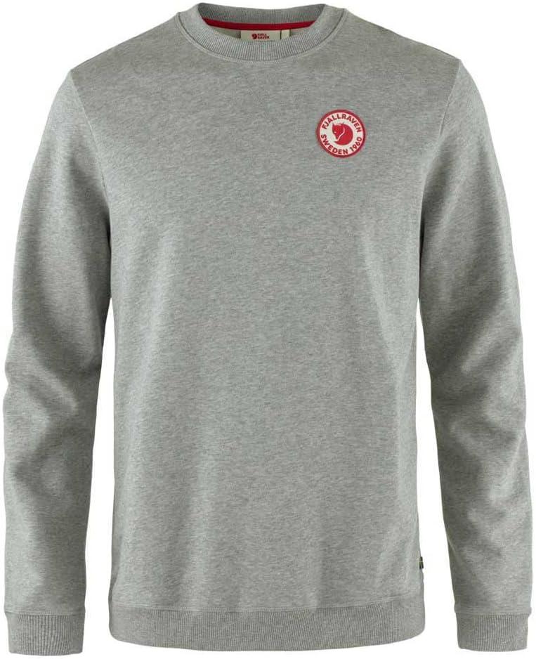 image:imageFjllrven unisexadult 1960 Logo Badge SweaterGreyMelange