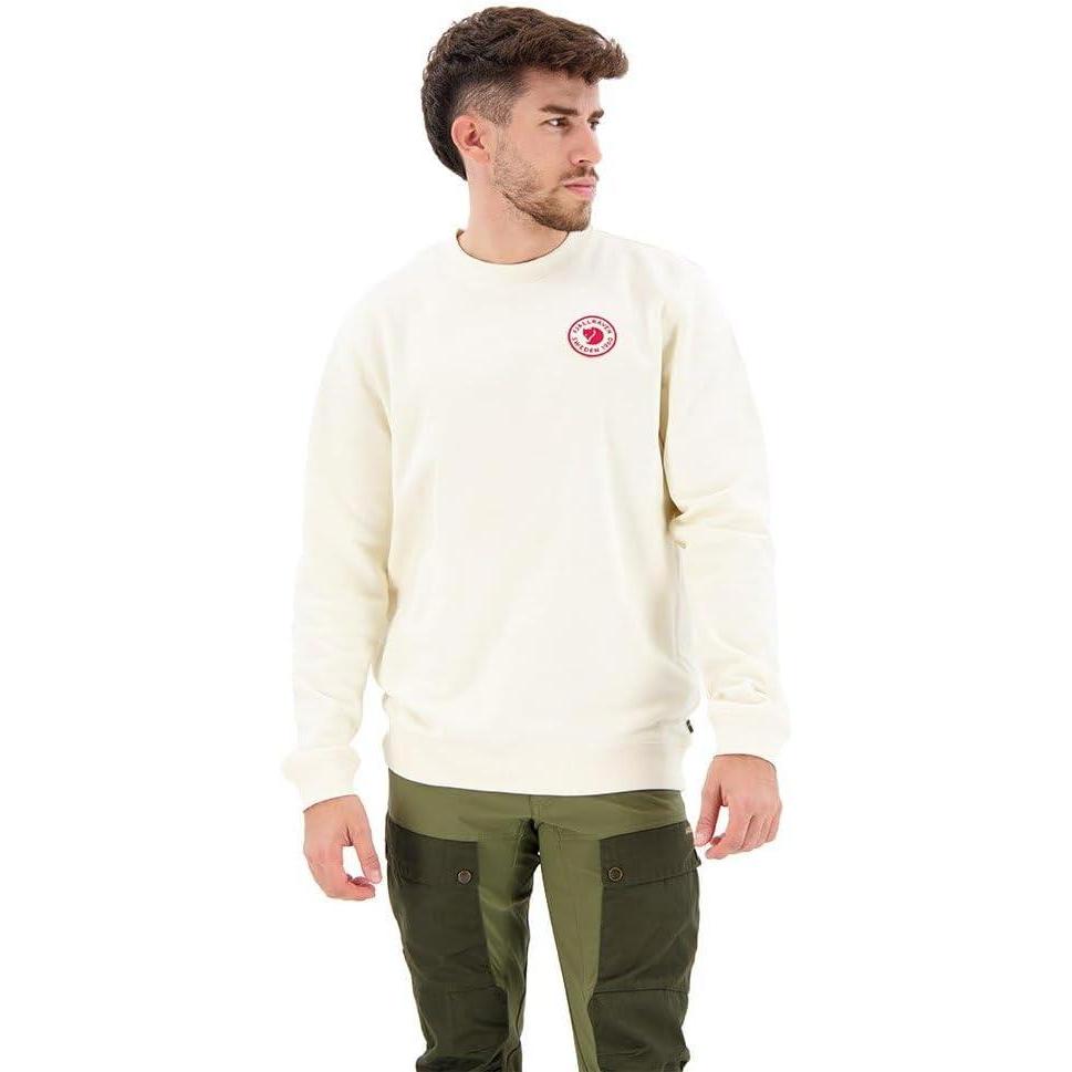 image:imageFjllrven unisexadult 1960 Logo Badge SweaterChalk White