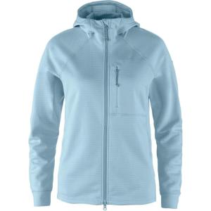 Fjällräven Abisko Grid Women’s Fleece Hoodie(Breeze Blue)