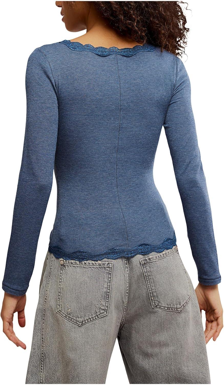 image:imageFree People Womens Big Love Rib CardiOcean Heather