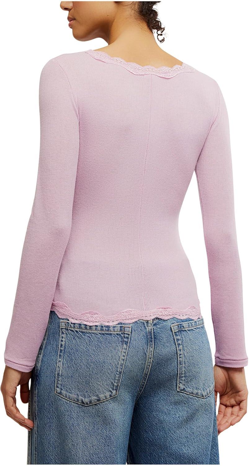 image:imageFree People Womens Big Love Rib CardiPlum Blossom