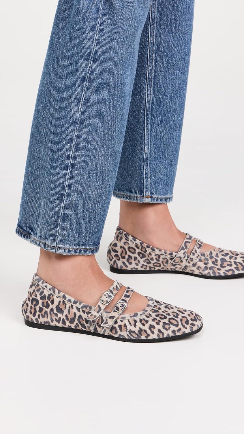 image:imageFree People Womens Gemini Ballet FlatLeopard Suede