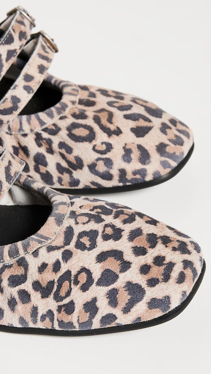 image:imageFree People Womens Gemini Ballet FlatLeopard Suede