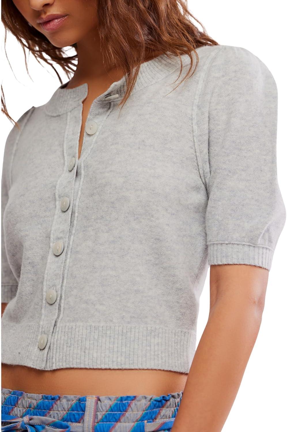 image:imageFree People Womens Isla Solid CardiMineral Grey