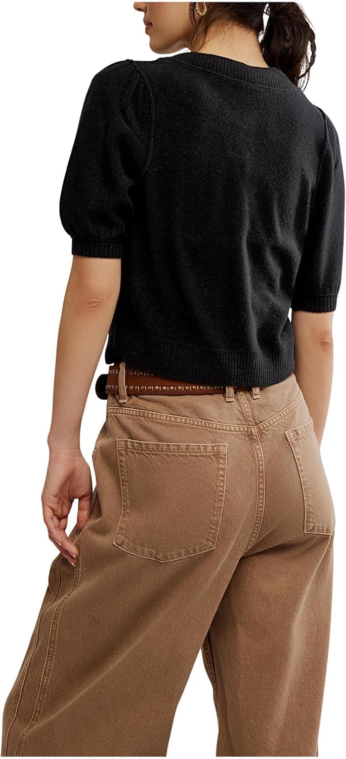 image:imageFree People Womens Isla Solid CardiVelvet Black