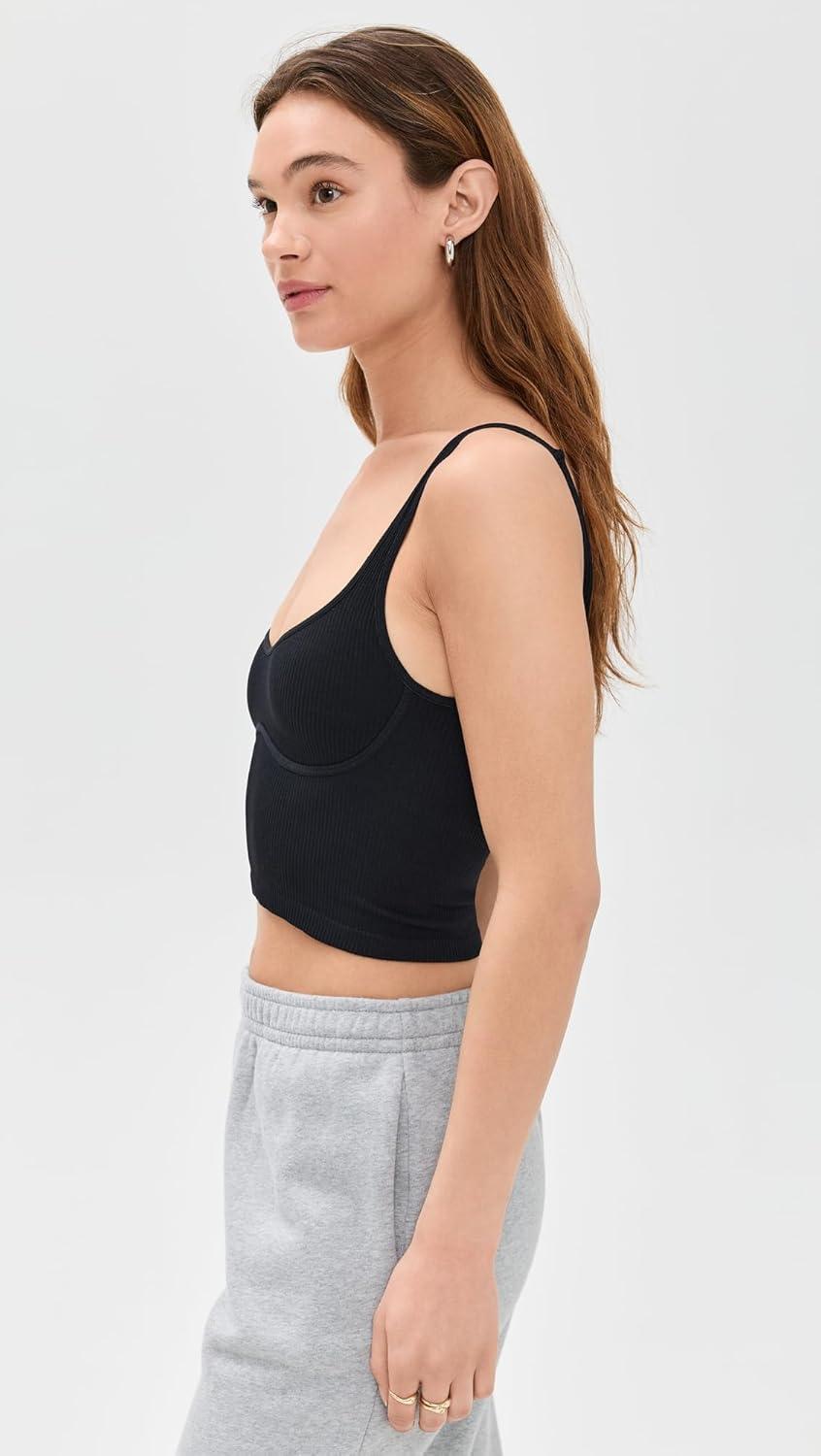 image:imageFree People Womens Meg Seamless CropBlack