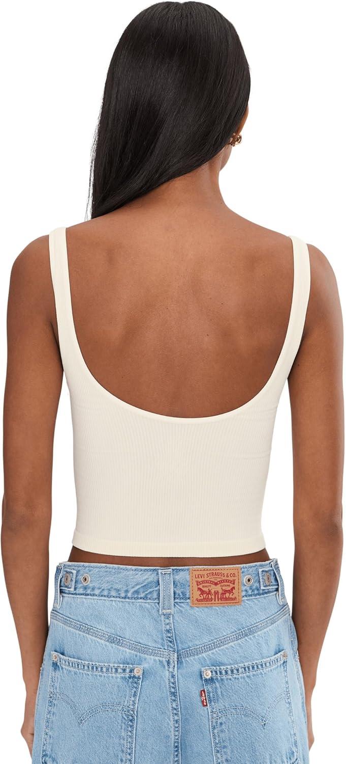 image:imageFree People Womens Meg Seamless CropIvory