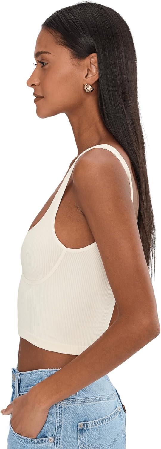 image:imageFree People Womens Meg Seamless CropIvory