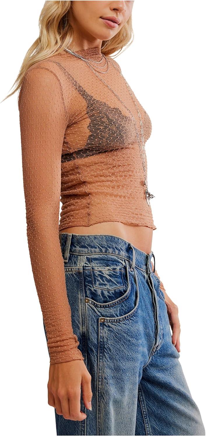image:imageFree People Womens Minding My Business TopSoft Wood
