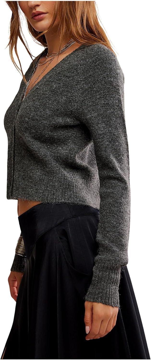 image:imageFree People Womens School Girl CardiCharcoal Heather