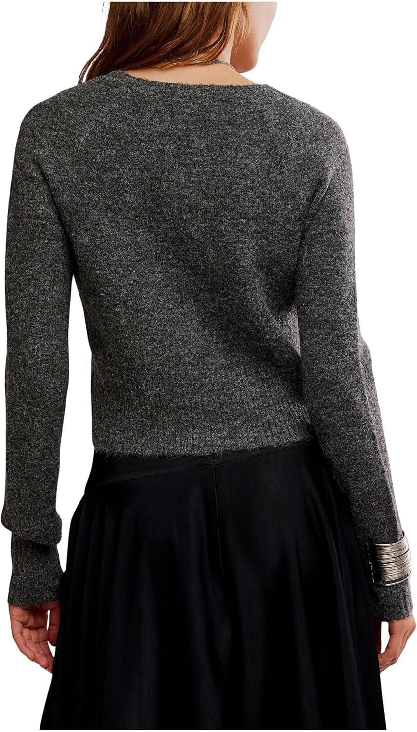 image:imageFree People Womens School Girl CardiCharcoal Heather