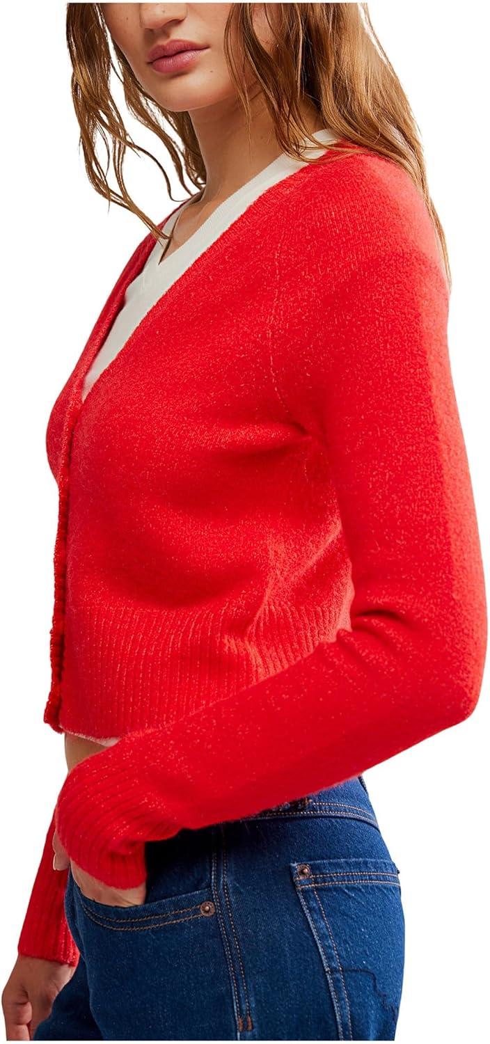 image:imageFree People Womens School Girl CardiCherry Pop Melange