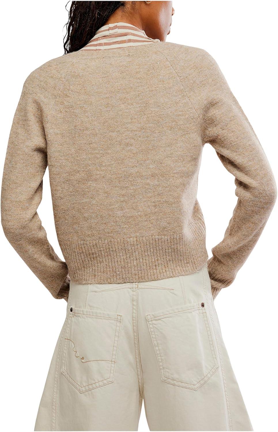 image:imageFree People Womens School Girl CardiFeather Grey Melange