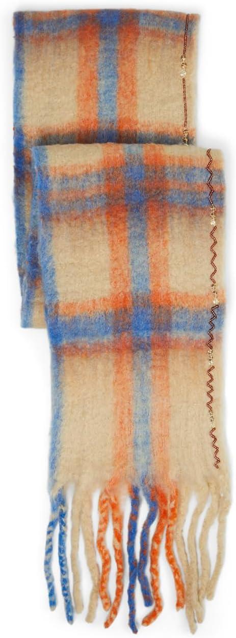 image:imageFree People womens Highland Plaid Skinny ScaIvory Combo
