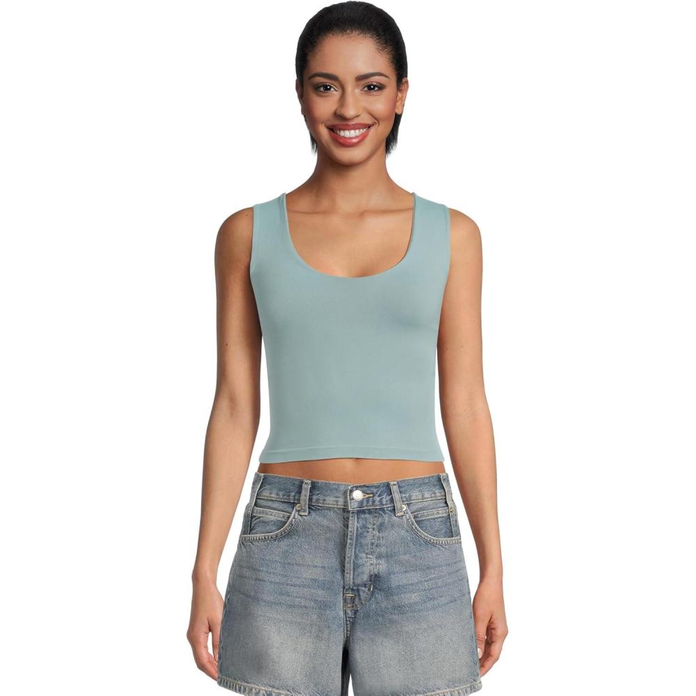 image:imageFree People Womens Clean Lines Muscle CamiMineral Blue