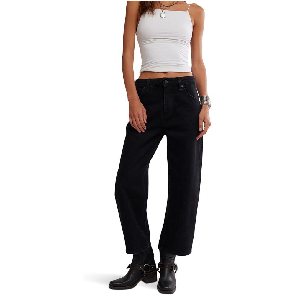 image:imageFree People Womens Deep Trance Dropped Bf Dark Matter