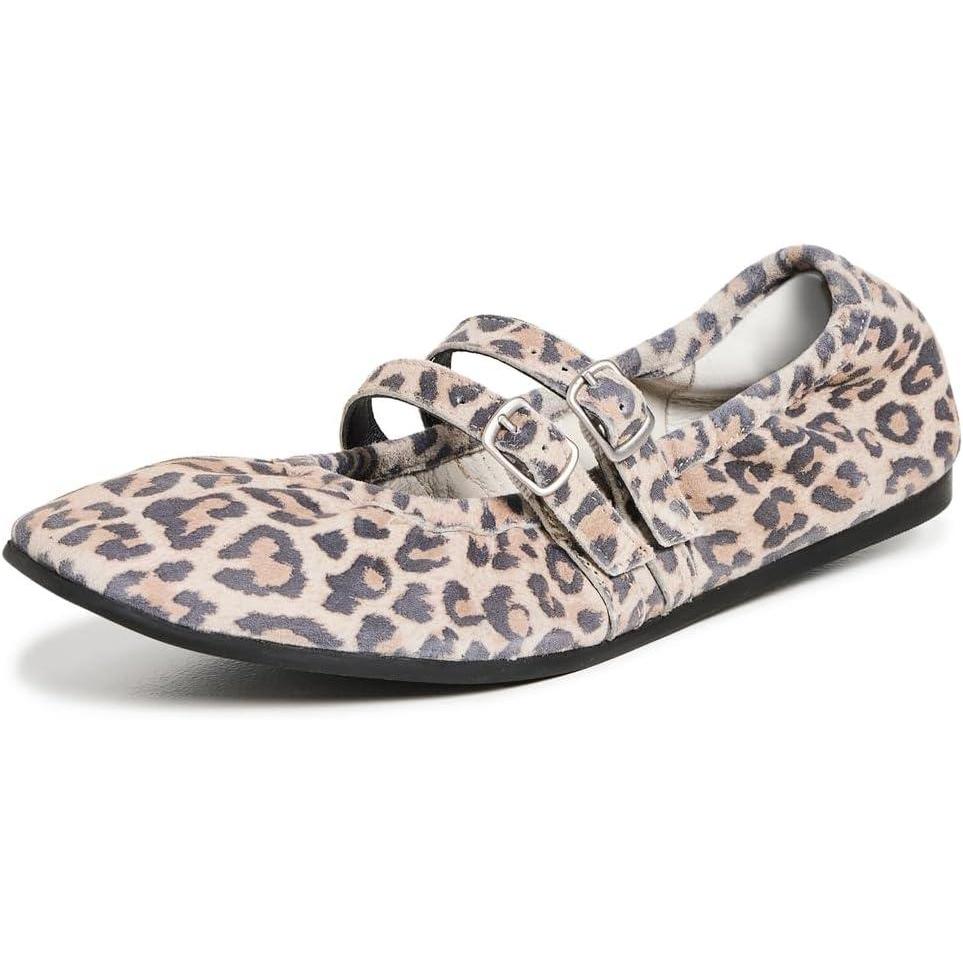image:imageFree People Womens Gemini Ballet FlatLeopard Suede