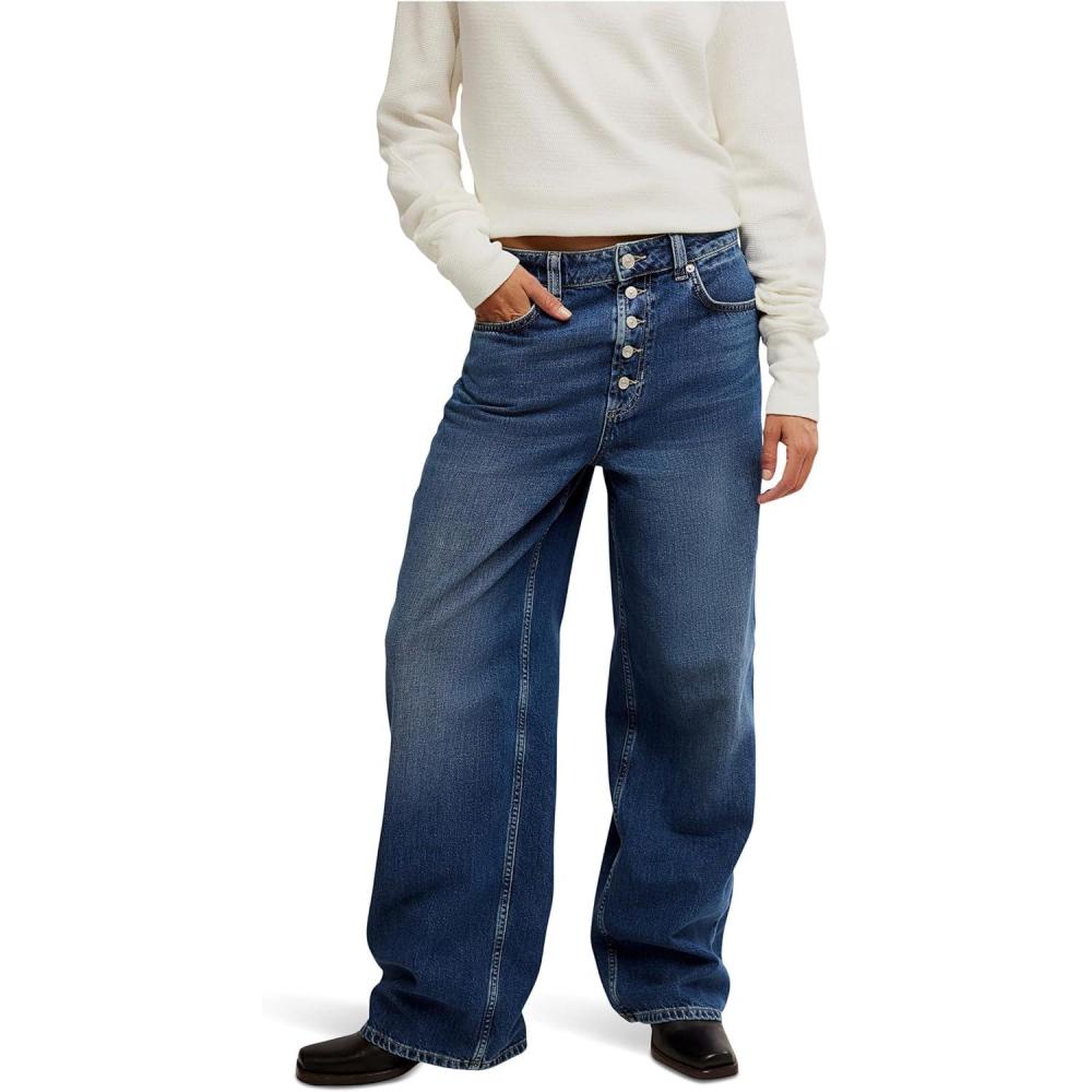 image:imageFree People Womens Nia Boyfriend JeansIn Too Deep
