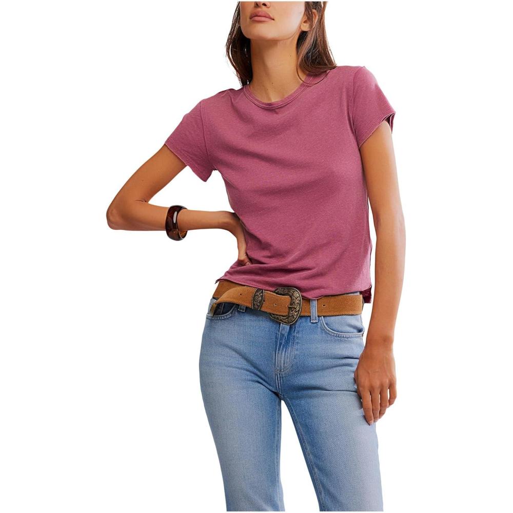 image:imageFree People Womens Nova TeeCrushed Berry