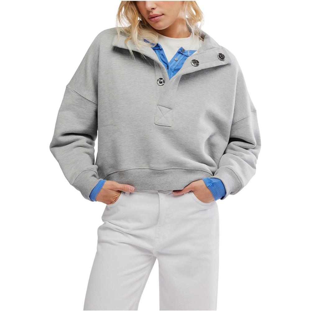 image:imageWomens Timeless Pullover Heather Grey