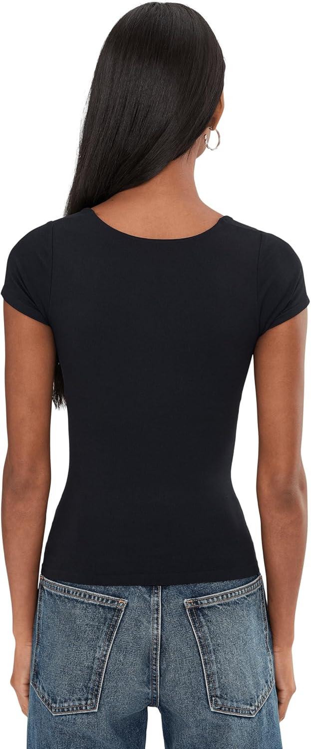 image:imageFree People Womens Clean Lines Baby TeeBlack