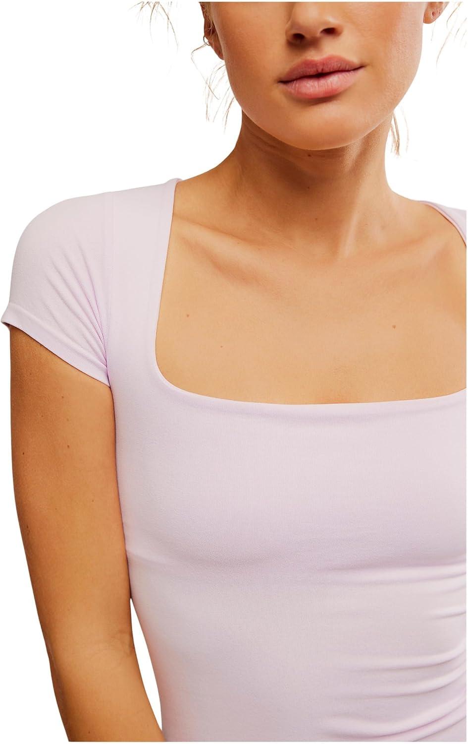 image:imageFree People Womens Clean Lines Baby TeeFalling Petal
