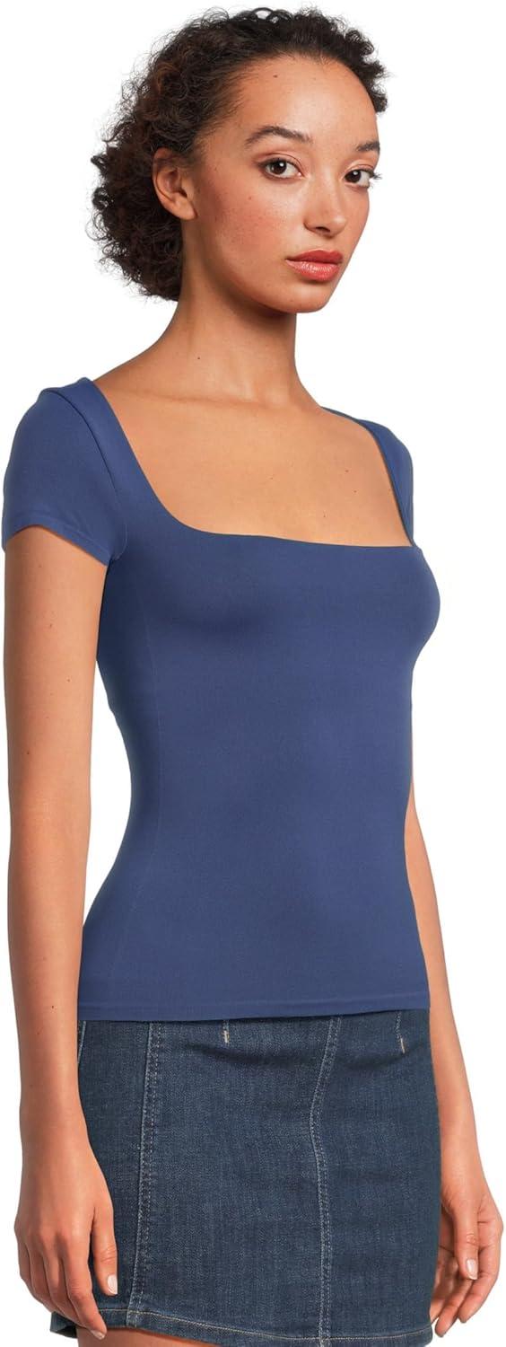 image:imageFree People Womens Clean Lines Baby TeeIndigo Pura