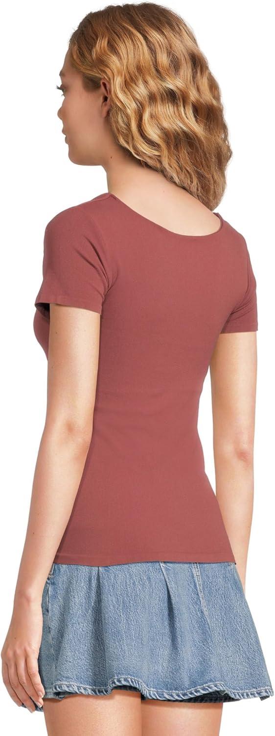 image:imageFree People Womens Clean Lines Baby TeeNutmeg
