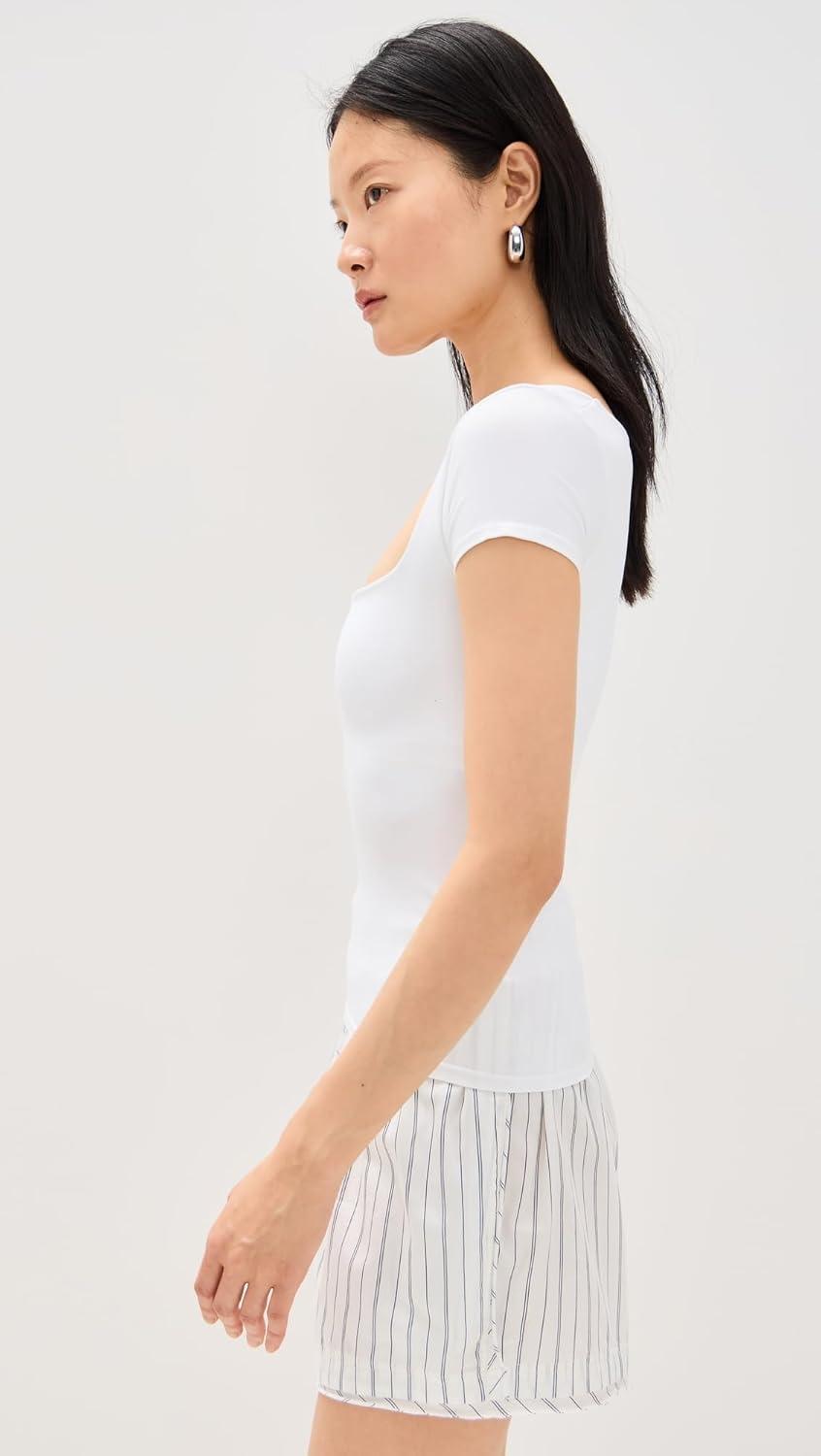 image:imageFree People Womens Clean Lines Baby TeeWhite