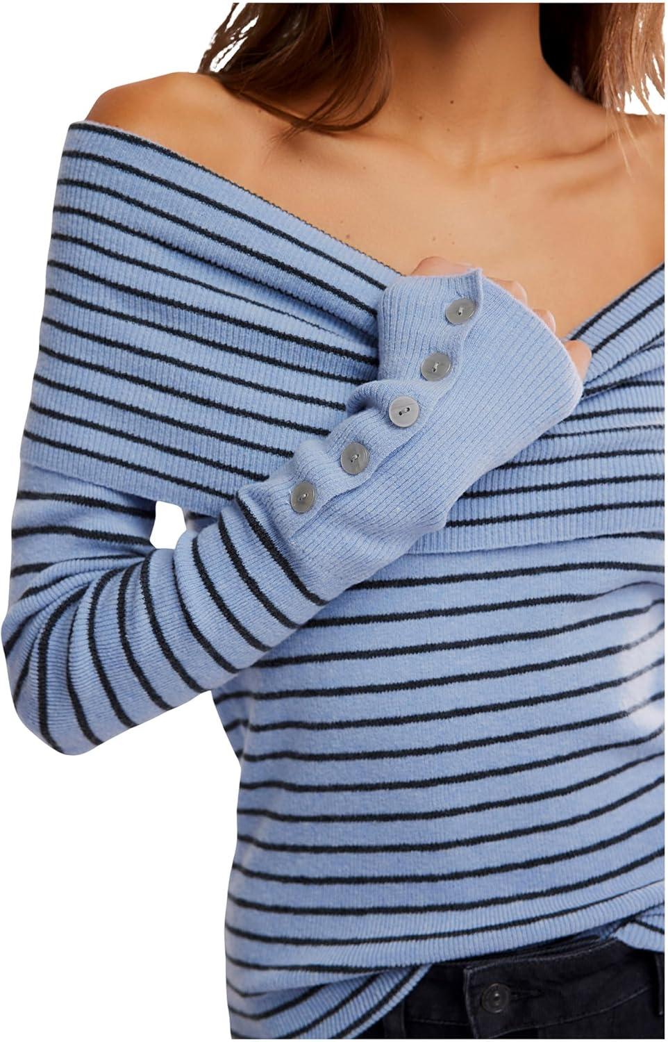 image:imageFree People Womens Evergreen Sweater Peri Combo