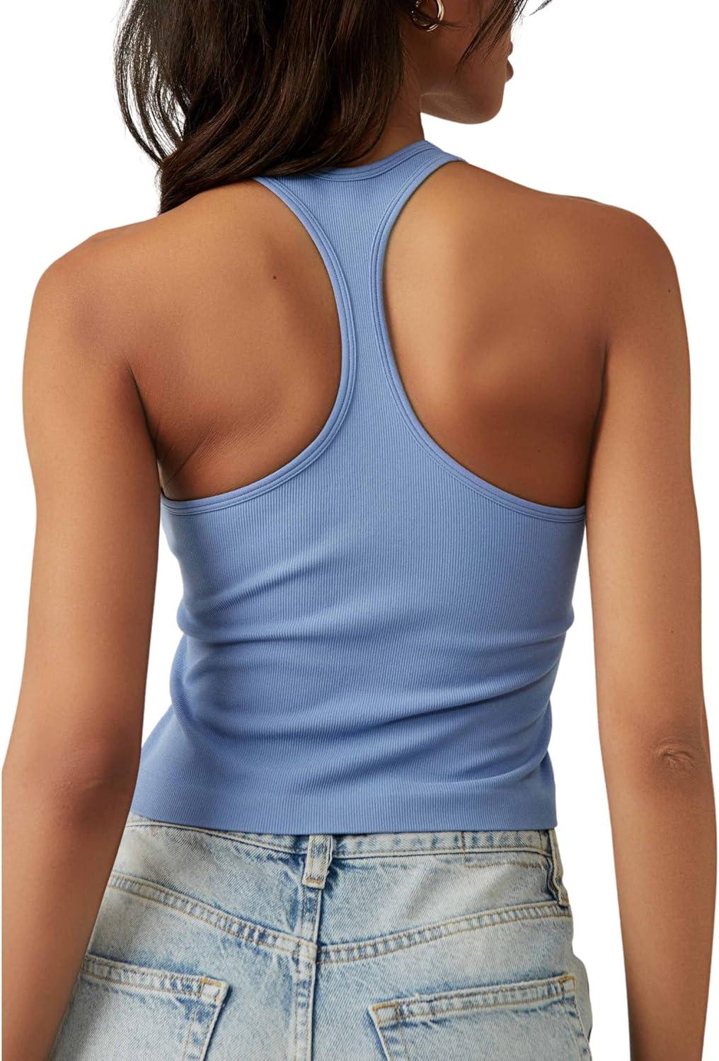 image:imageFree People Womens Hayley Racerback BramiChambray